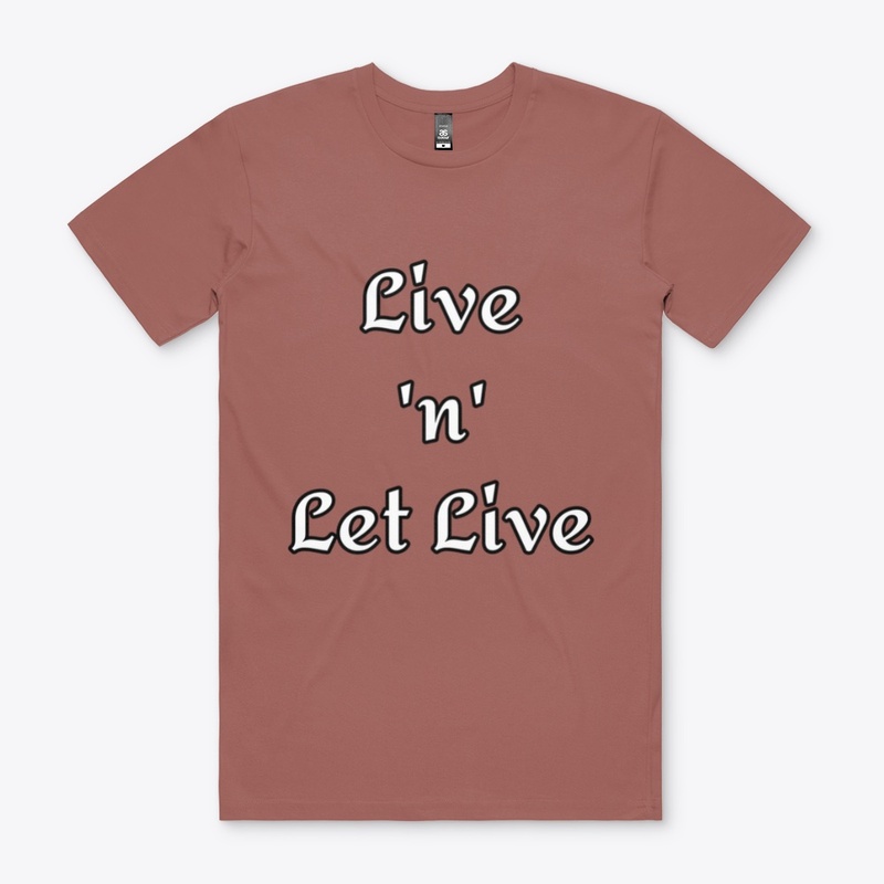 Live n Let Live on Hoodie