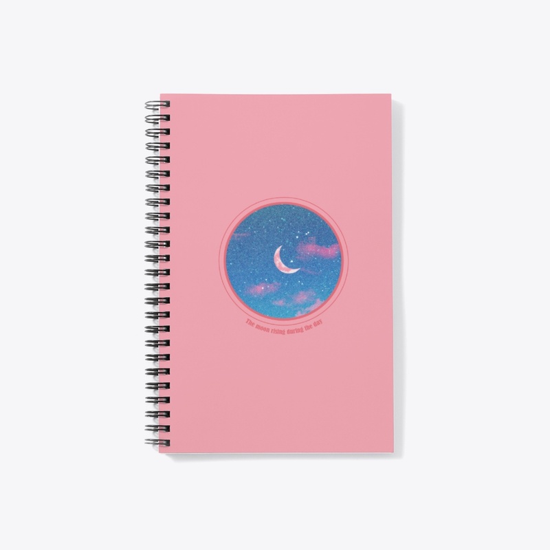 note_the moon rising during the day