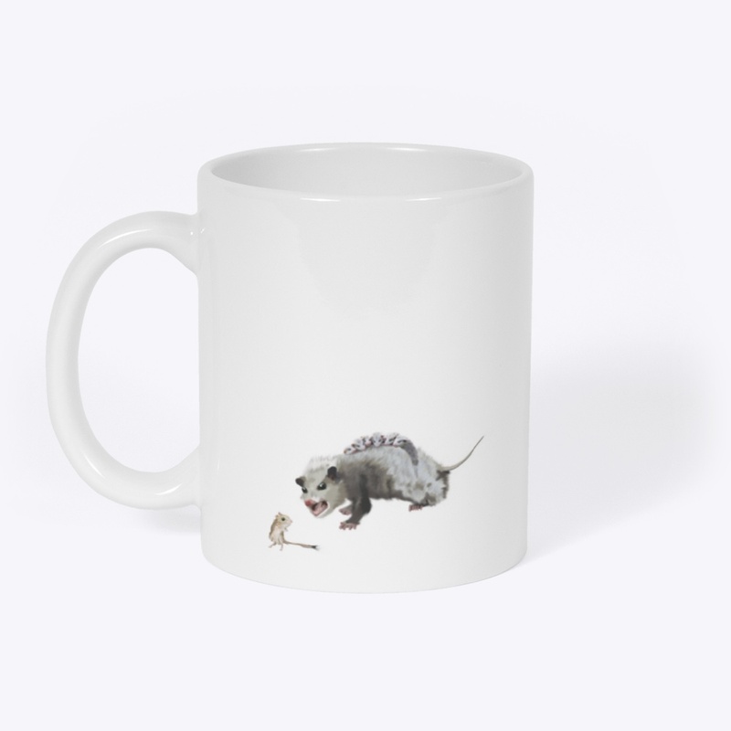 Opossum Mom & Rocket