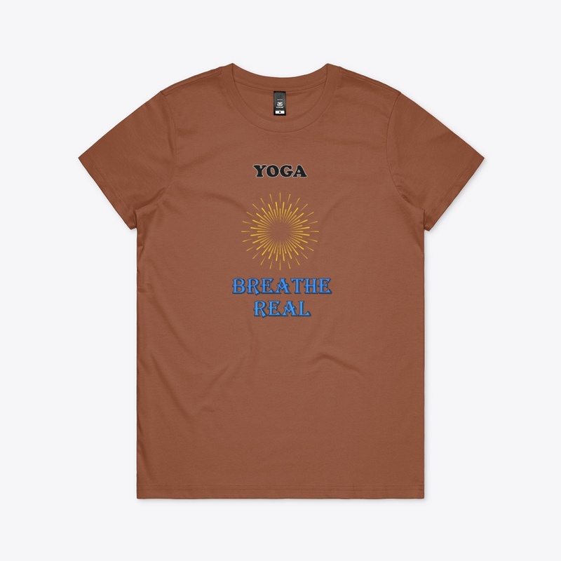 Yoga Breathe real T shirt 