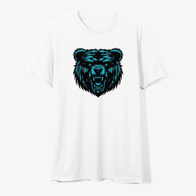 Powerful Angry Bear Artwork