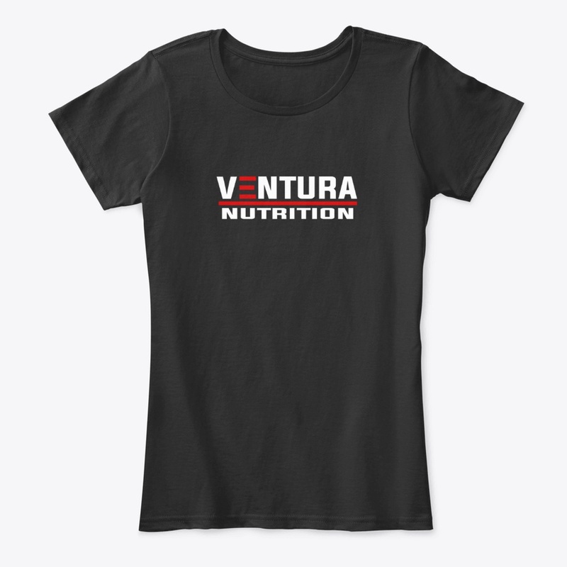 Ventura Nutrition White Logo Tee