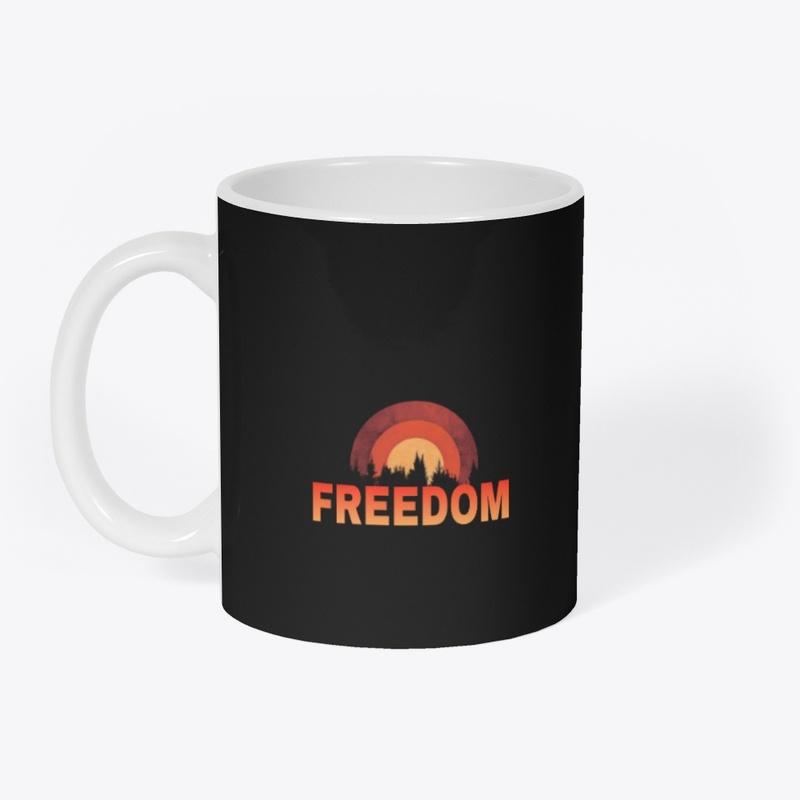 Freedom sunset forest