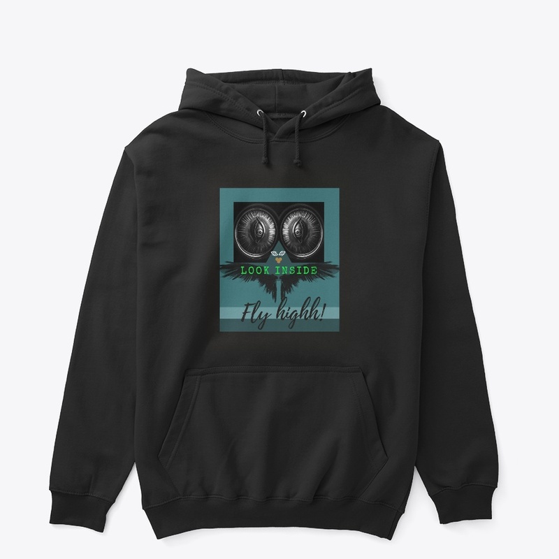 "Eagle - Look Inside, Fly Highh T-Shirt"