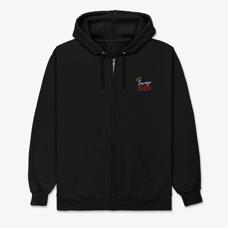 Savage RED Zip-up Hoodie