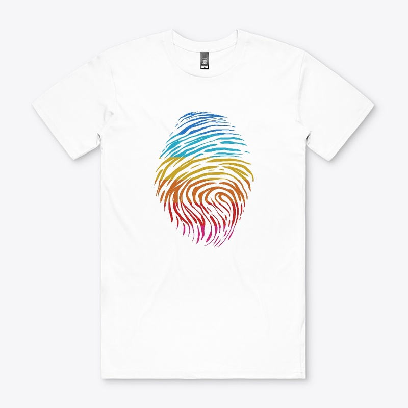 Colorful fingerprint