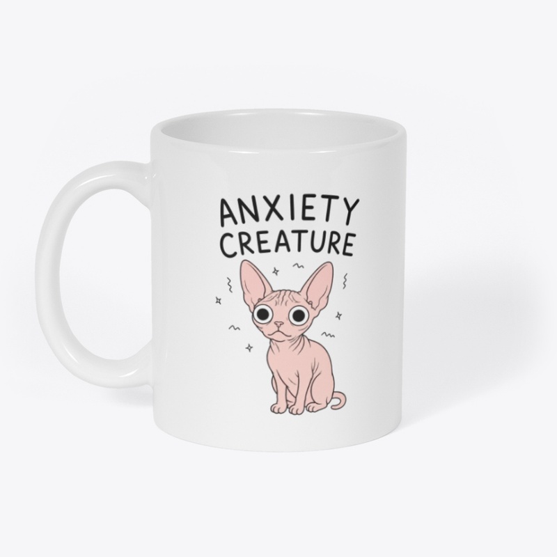 Anxiety Creature Sphynx Cat