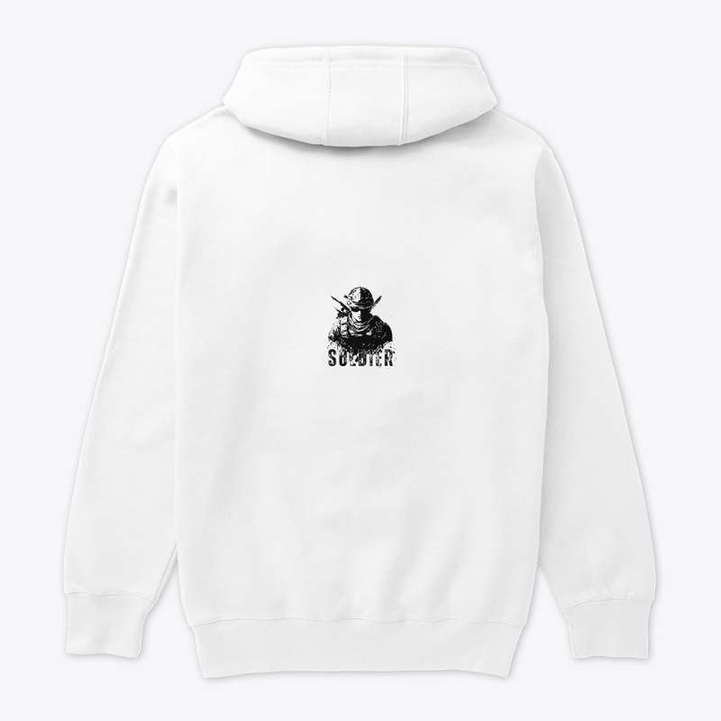 "Bold 'Soldier' Graphic Hoodie 