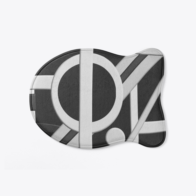 Black and White 3D Geometric 