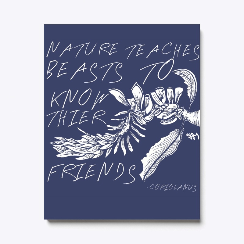Shakespeare Coriolanus Botanical Merch