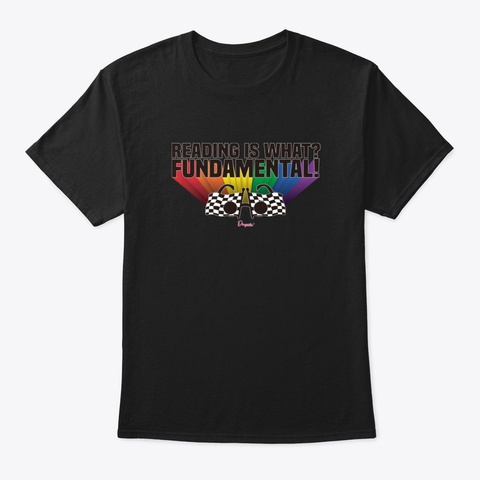Reading Is Fundamental From Drag Race Black áo T-Shirt Front
