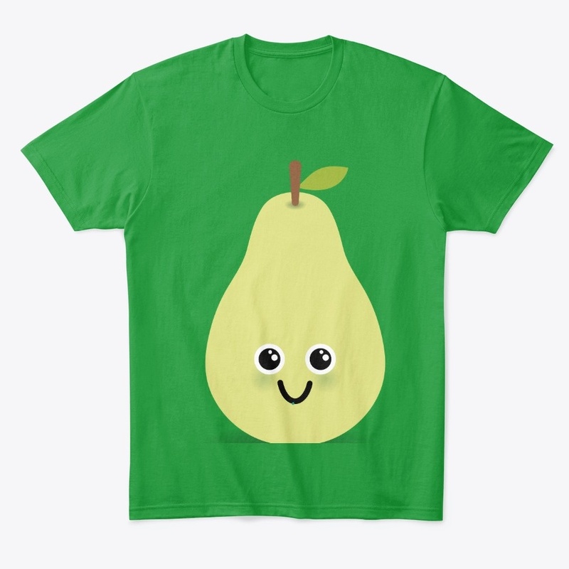 Simple Pear Face Halloween Costume