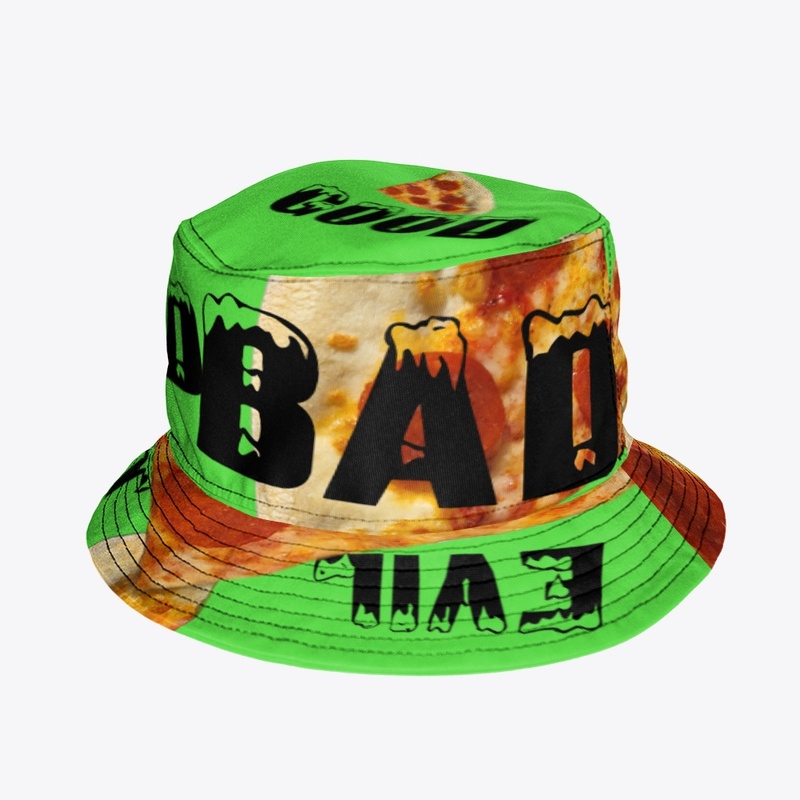 GOOD/BAD NOT EVIL BUCKET HAT