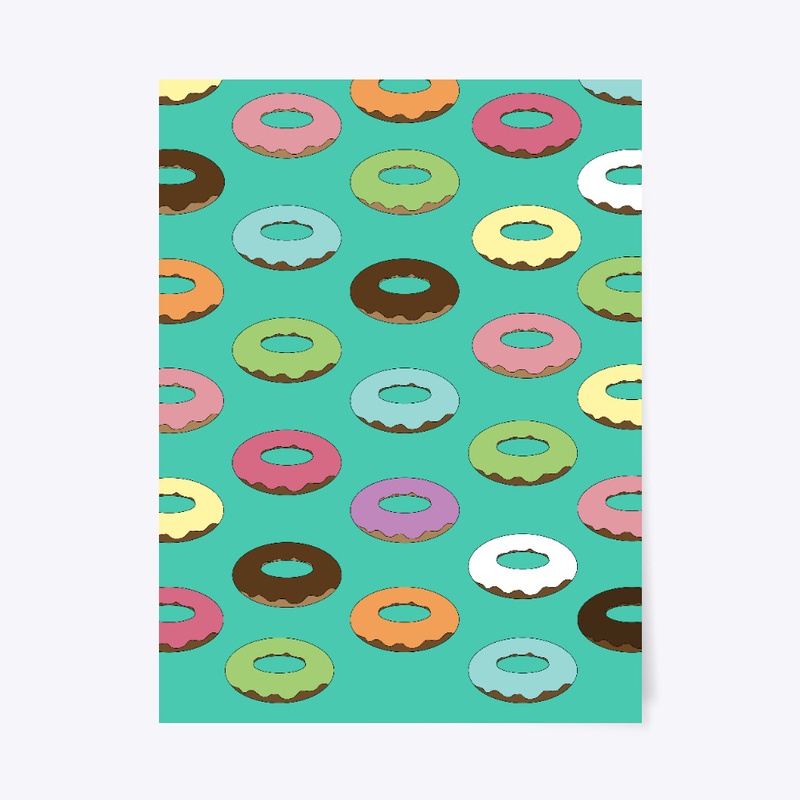 Donuts! Baker's dozen cute pastel design