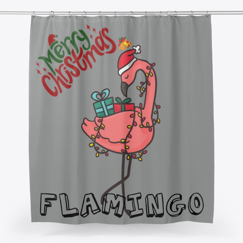Christmas Flamingo Graphic | Made in USA