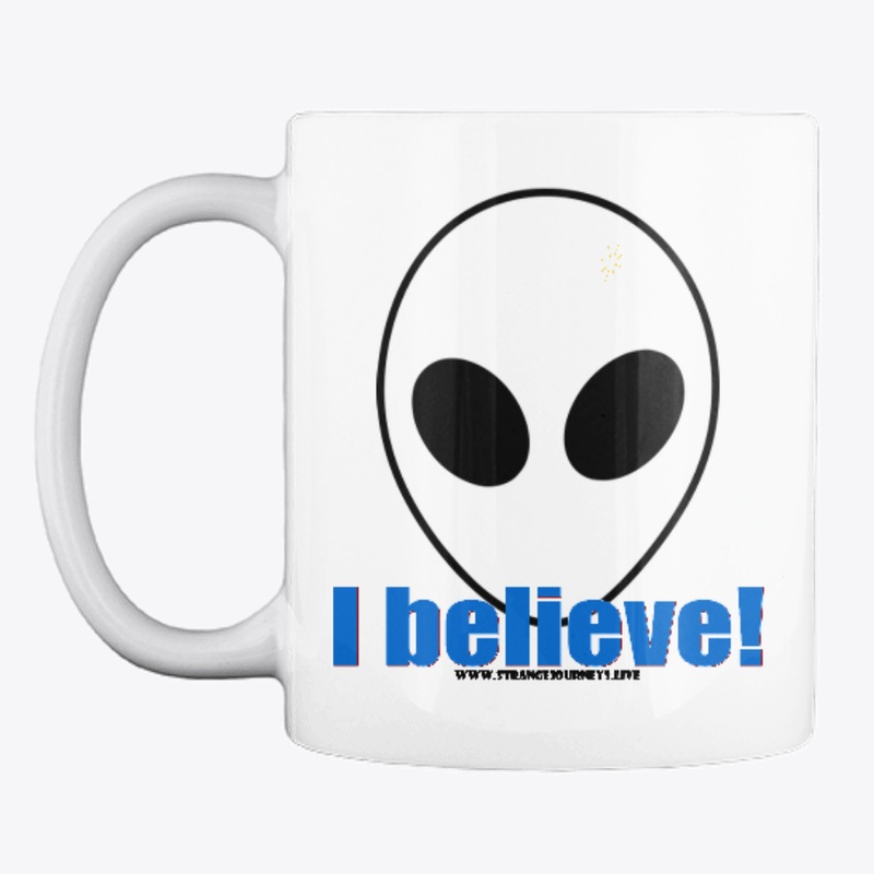 I Believe in Aliens coffee mug