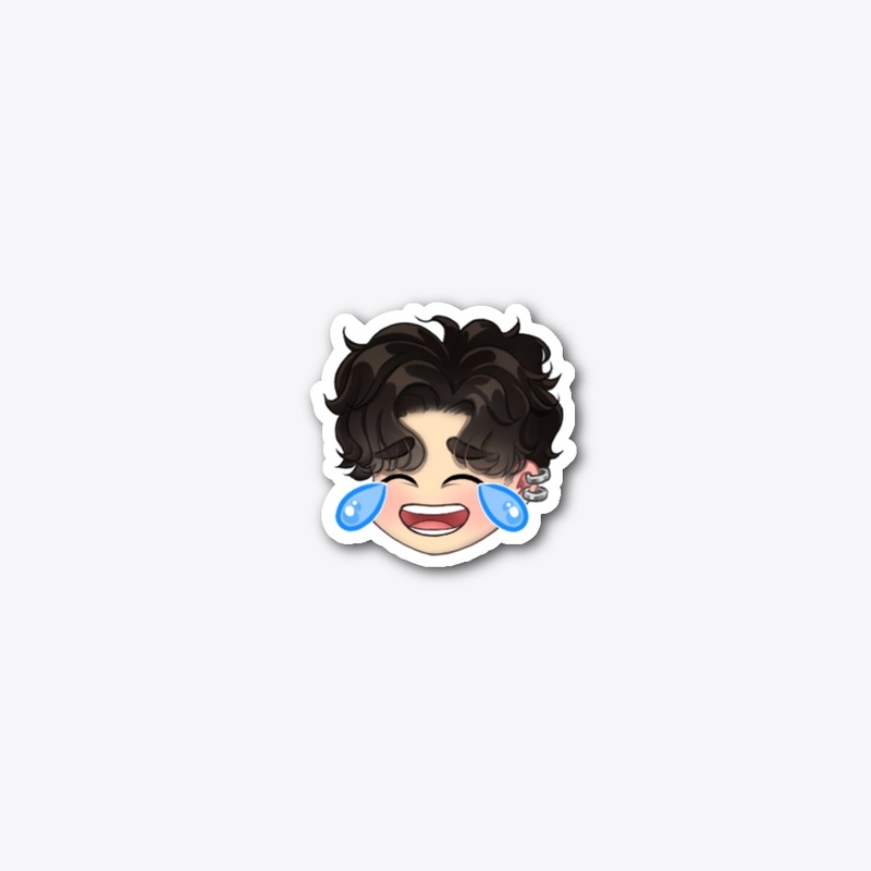 Hai Laughing Sticker