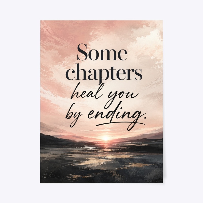 Healing Chapters Sunset Print