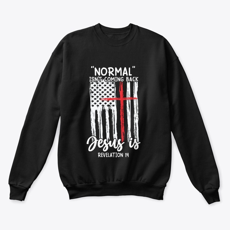 Jesus Is Coming Back American Flag