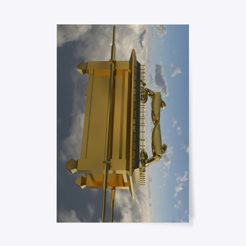 Ark of the Covenant high in the sky