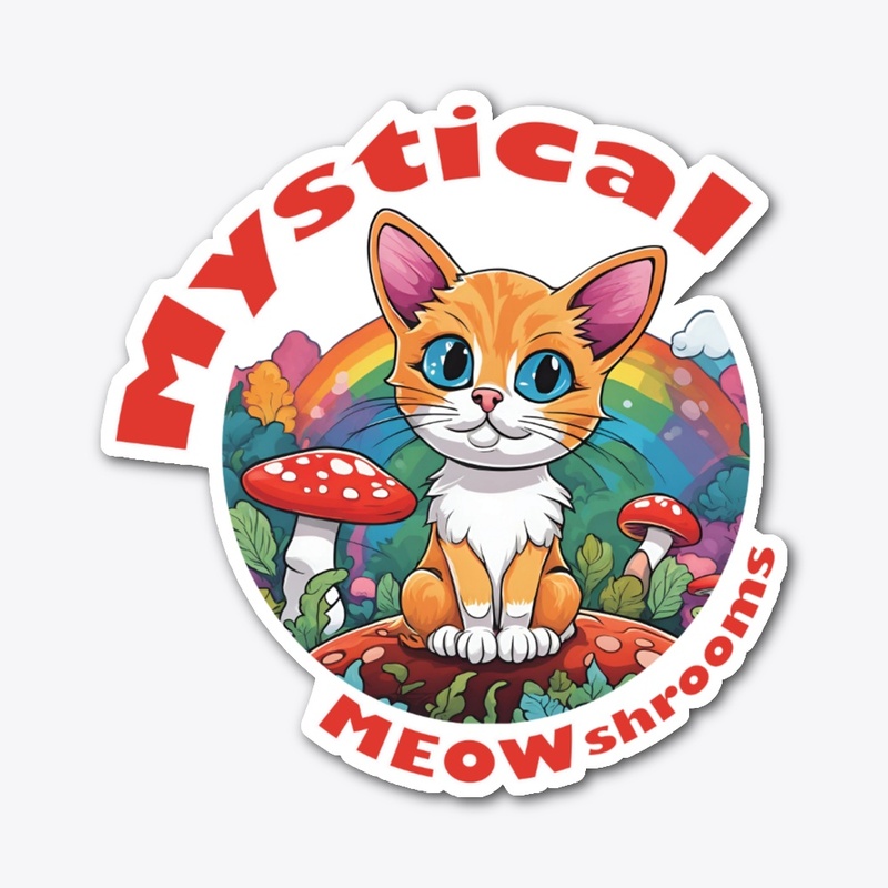 Mystical MEOWshrooms Design