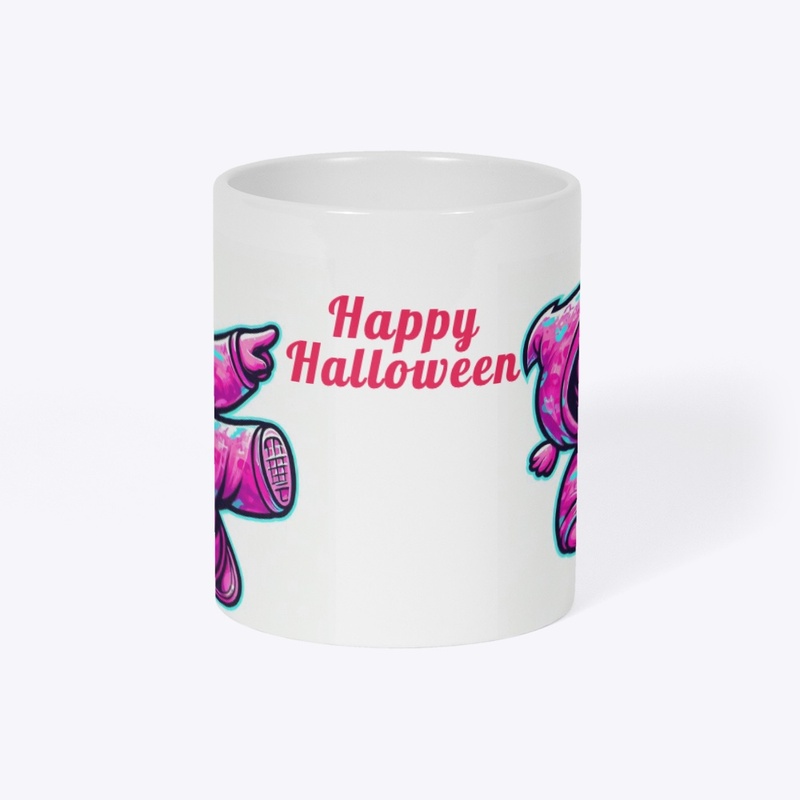 Spooky Halloween delight white mug 
