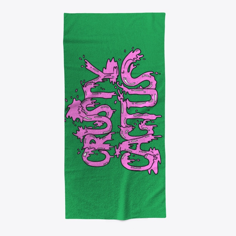 Crusty Cactus Towel Slime Logo