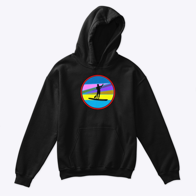 Colorful Standup Paddle Boarder [Red]