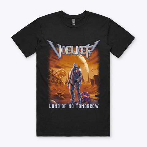 Land Of No Tomorrow Tee Black Maglietta Front