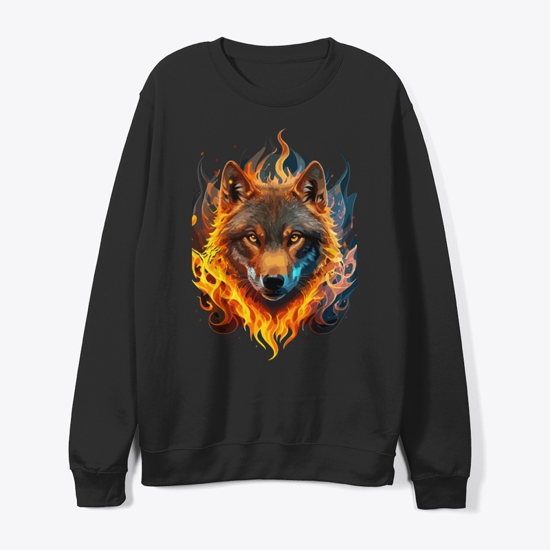 T-shirts Fire Lion