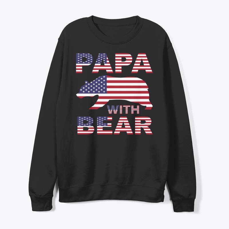American Flag colors with words