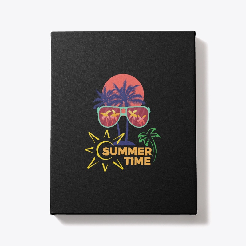 Black Colorful Summer Time Holiday