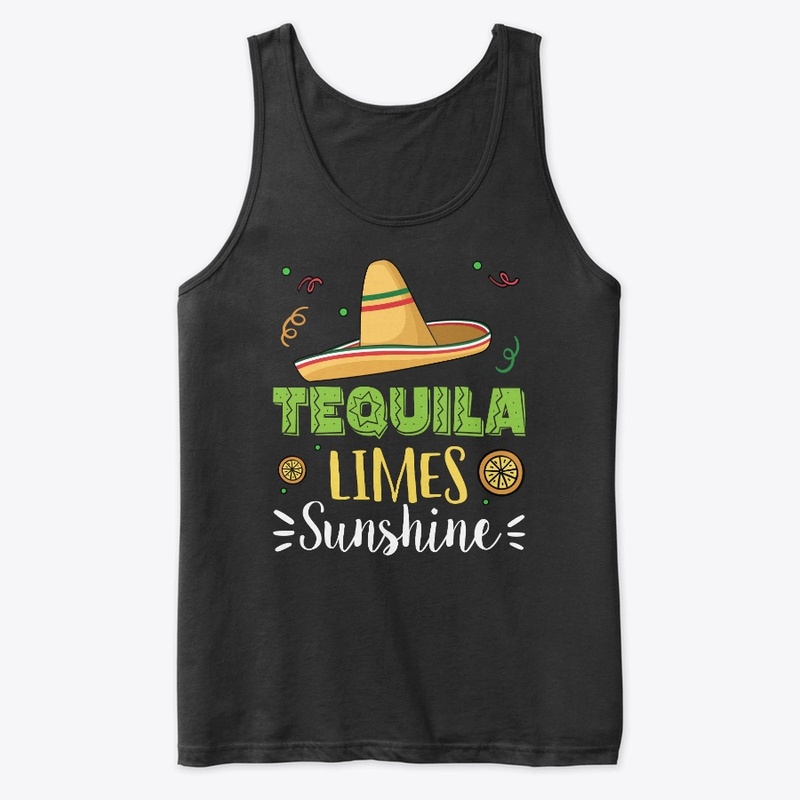 Tequila Limes Sunshine Mexico T Shirt