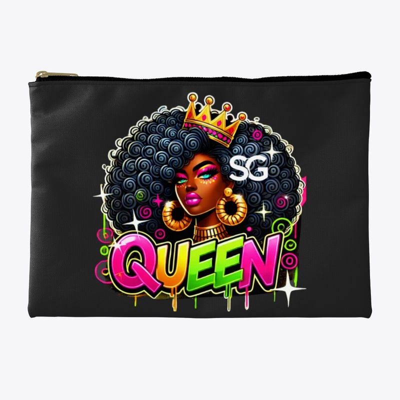 New Black Queen with Crown