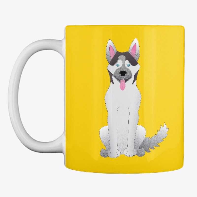 Happy Siberian Husky