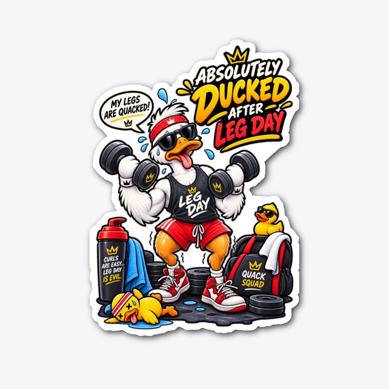 Absolutely Ducked After Leg Day 