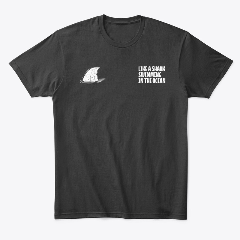 Shark in the ocean - Dark Colors