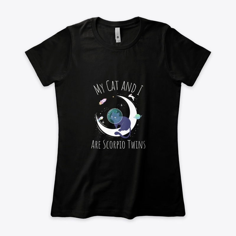 Zodiac Shirts: My Scorpio cat and I