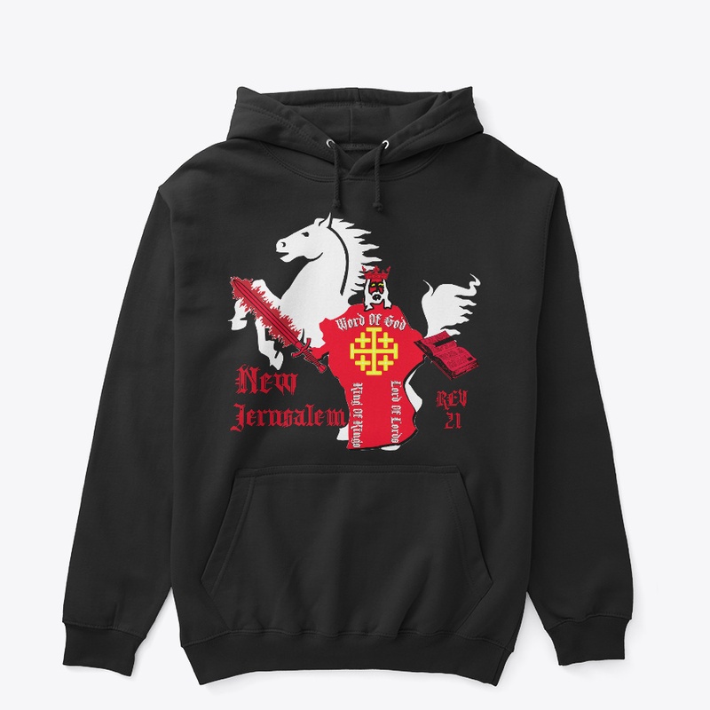 Yeshua New Jerusalem hoodie face version