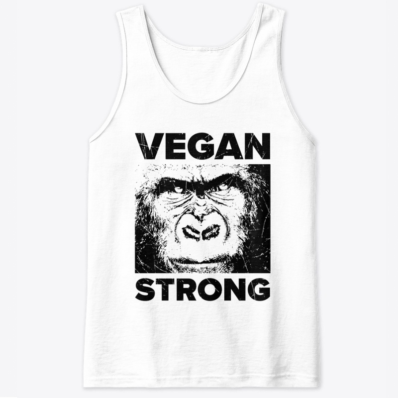 Go Vegan Strong Gorilla