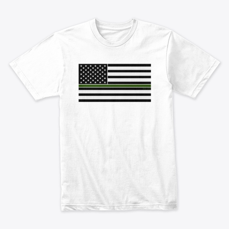 Thin Green Line Flag