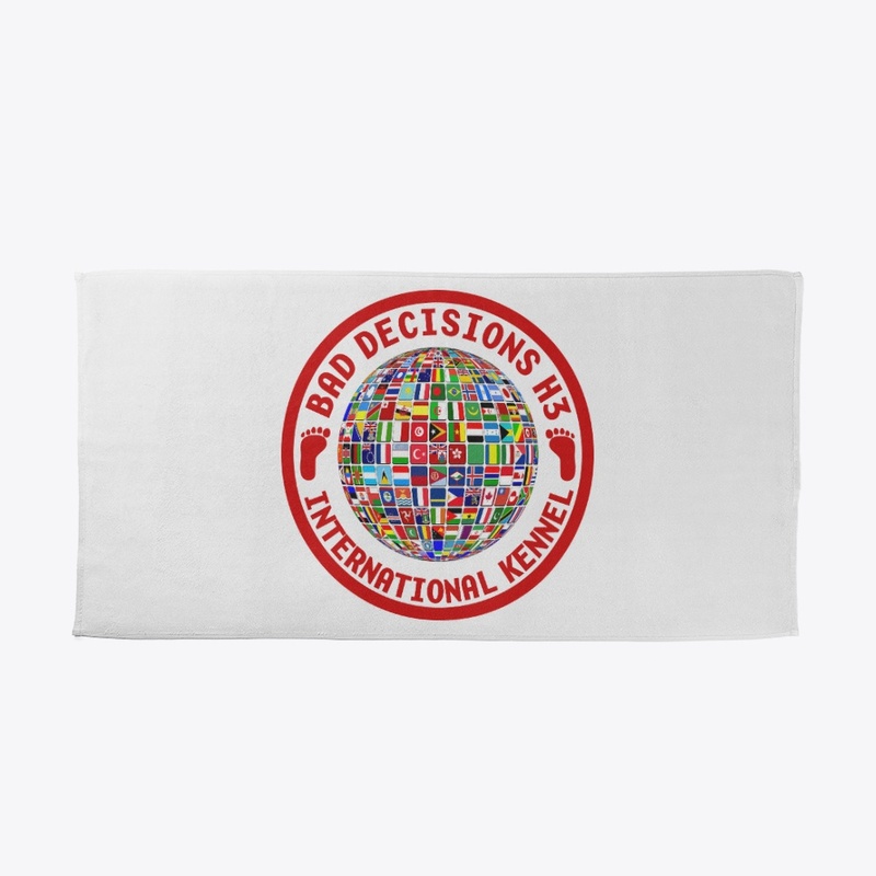 Sports Towel - Intl Flags