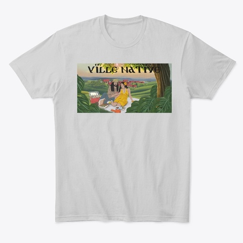 Ville Native Light Heather Grey  T-Shirt Front