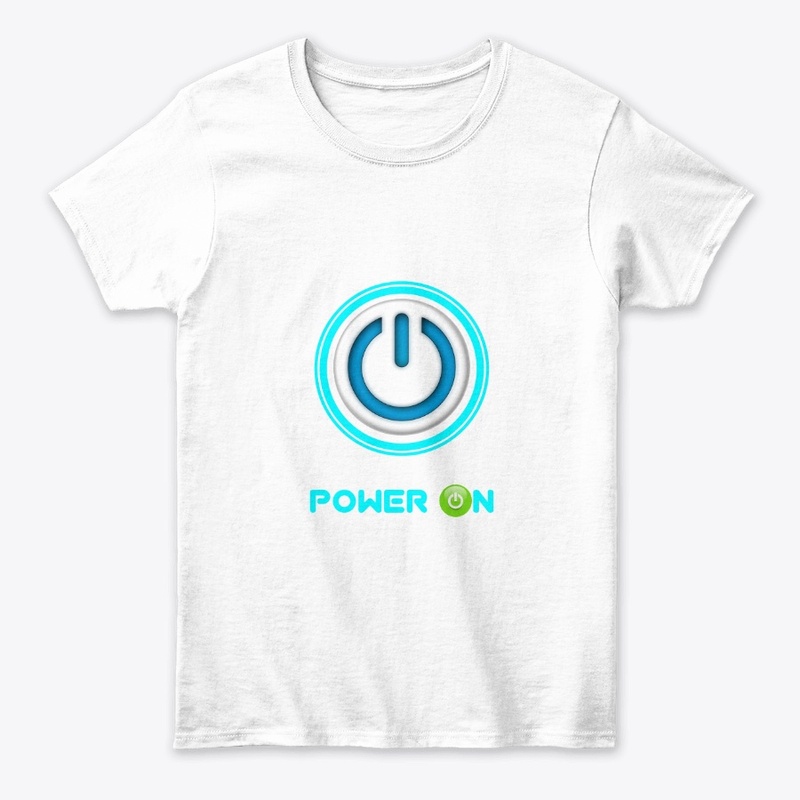 Power on button logo