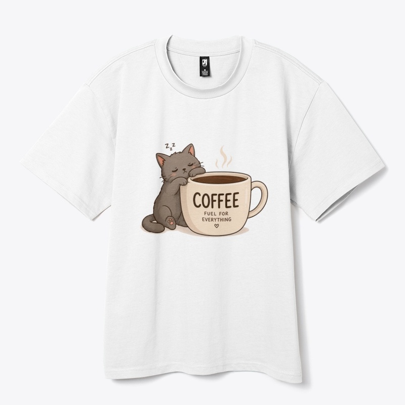 Coffee Fuel For Everything Cute Cat