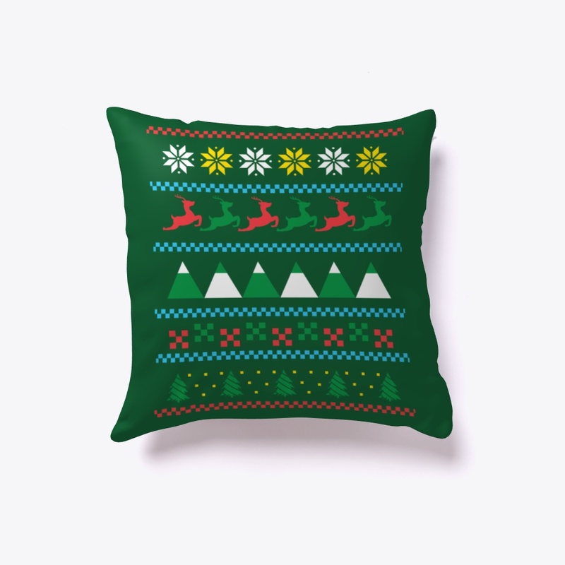 Reindeer Christmas Pattern Ugly Sweater