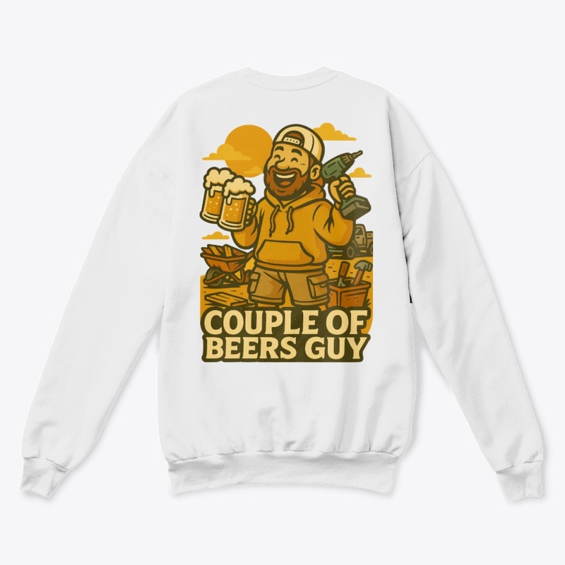 Couple of Beer Blue Collar Guy