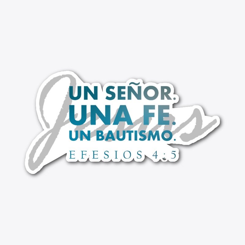 Efesios 4:5 (Agua, Claro)