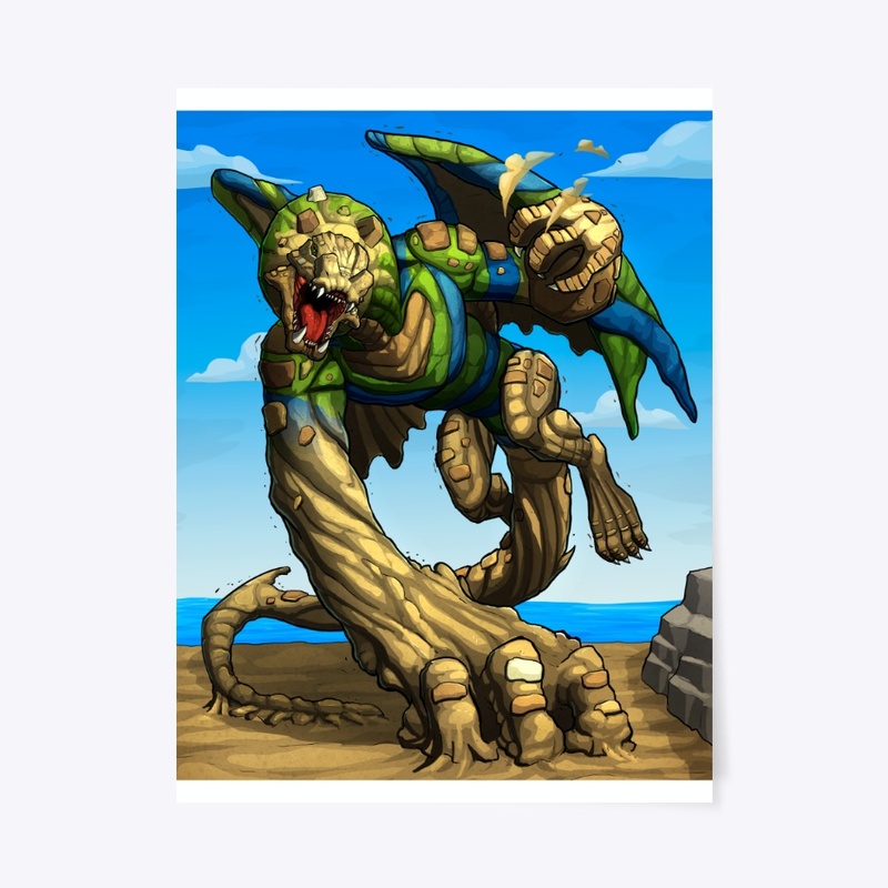 The Amorphous Sand Dragon POSTER