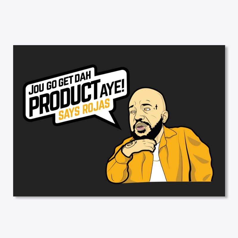 ROJAS GET DAH PRODUCT STICKER